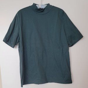 Talbots Mock Neck Top, NWT, Green, Size 2X